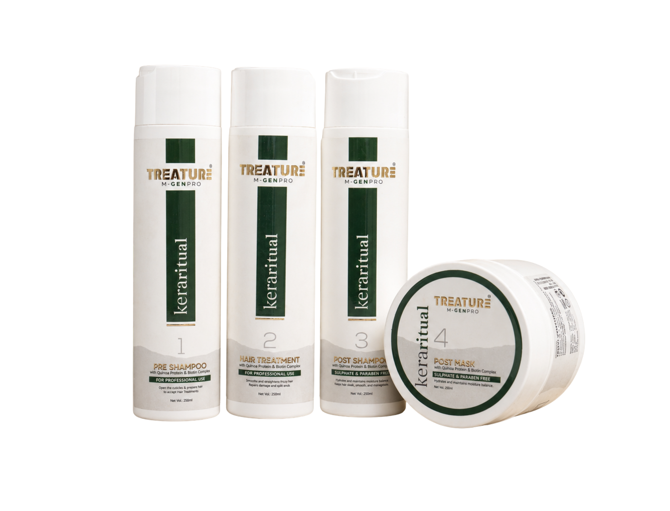 Treature M-Genpro Keraritual Hair Treatment Range